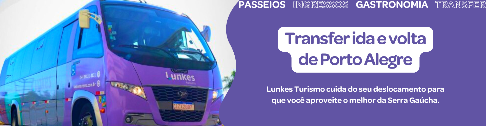 Transfer IN/OUT - Aeroporto de Porto Alegre ⇄ Gramado e Canela