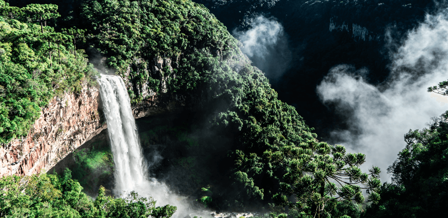 Ingresso - Parque do Caracol - Cascata